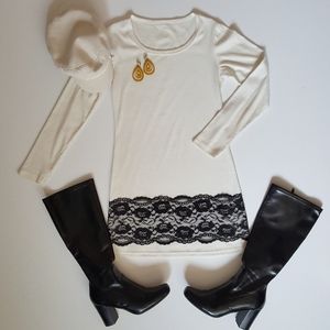 Long Sleeve Shift Dress